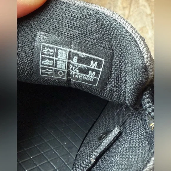 Woobies Gray Canvas Leather Toe Sneakers Casual Shoes Mens Size 6 - Picture 4 of 6